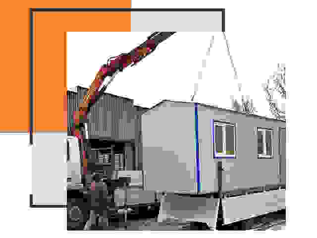 Перевозка бытовок в Скопине